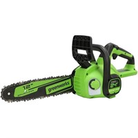 Greenworks 24-Volt 12" Cordless Electric Chainsaw