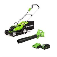 Greenworks 40V Mower / Axial Blower Combo Kit