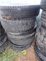 (5) 16" Wagon Tires - Assorted Widths