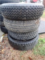 (4) 16" Wagon Tires - Assorted Widths