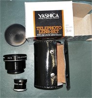 Yashica Telephoto Lens Set Accessory with Case