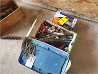 Box of Misc. Hardware & Tools