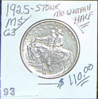 1925 Stone Mountain Half Dollar (Memorial to South