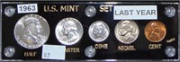 1963 U.S. Mint Set.