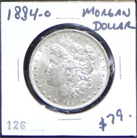 1884-O Morgan Dollar MS.