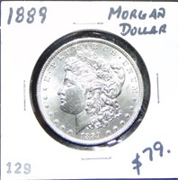 1889 Morgan Dollar MS63. Nice!