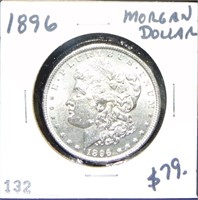 1896 Morgan Dollar MS.