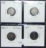 Variety of Dimes.