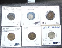 Variety: 3¢ pcs., Flying Eagle Cents.