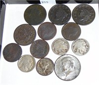 Variety: Large Cents. Half Cents. Nickels. Half Do