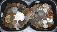 Approx. 2.9 lbs. Cull Coins, Tokens, Medallions.