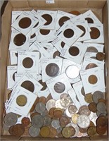 Approx. 140 British Coins: 17 Commonwealth Coins