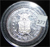 U.S. Air Force 1 Oz. Silver Round .999
