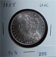 1885 Morgan Dollar MS.