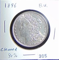 1896 Morgan Dollar UNC.