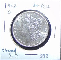 1902-O Morgan Dollar AU-UNC.