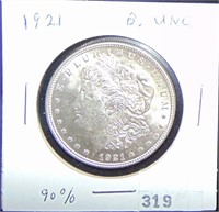 1921 Morgan Dollar UNC.