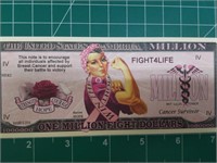 Fight dollar novelty banknote