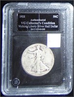 1921-S Liberty Walking Half Dollars VG (good date)