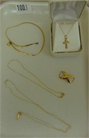 14k Assorted Jewelry (Weight 3 grams)