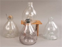 4 Glass Hanging Insect Traps - Rusell, RMO, GT