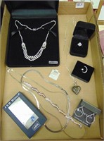 Variety of Sterling Silver Jewelry.
