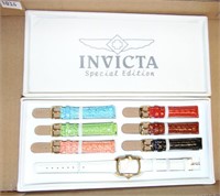 Ladies Invicta Watch with Extra Bands.