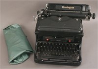 Vintage Remington Typewriter with Dust Cover