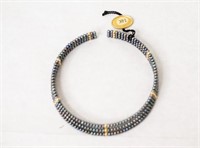 Honora Beaded Choker with 14k Spacers.