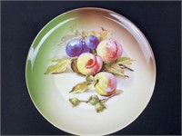 hand painted fruit plate Bavaria The