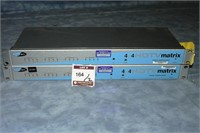 (2) Geffen DVI444 4x4 HDTV Matrix (No Power Suppli