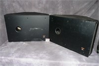 Lot (2) JBL Control SB-2 Stereo Input Dual Coil Su