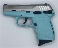 (OO) SCCY CPX-1TTSB 9mm Pistol, Teal