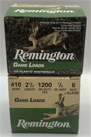 (OO) Remington 410 Bore Shotshells, Game Load,