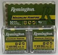 (OO) Remington 22 WIN MAG Rimfire Cartridges,