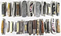 (25) Bulk Pocket Knives For Parts/Repair