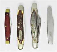 (4) Vintage Craftsman Pocket Knives