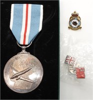BRITISH ARMY of the RHINE MEDAL with (2) PINS