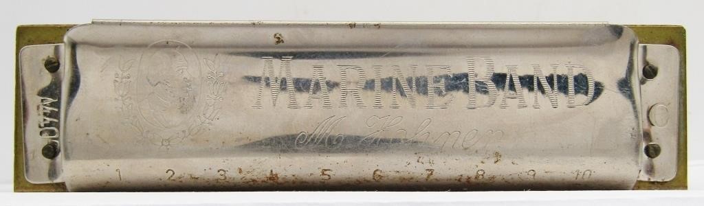 Vintage M. Hohner Marine Band Harmonica "C"