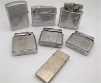 (7) ENGRAVED / ETECHED VINTAGE LIGHTERS