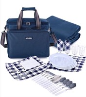 NEW $78 Cooler Bag with Camping Cutlery