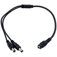 NEW Power Splitter Cable,1 Female to 2 Male