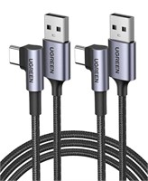 NEW UGREEN USB C Cable Right Angle 2 Pack