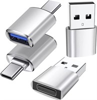 NEW 4 PK USB C to USB Adapter Type C to USB