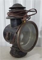 (C) Vintage IMPD Carriage Kerosene Lamp modified