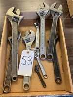 9 Adjustable Wrenches