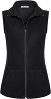 $46 (XL) Zip Up Front Fleece Vest with Pockets