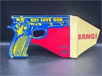 Vintage KISS love gun folding paper pistol