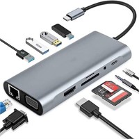 USB C Hub Multiport Adapter 11 in 1