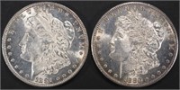 1880-S & 1881 MORGAN DOLLARS BU